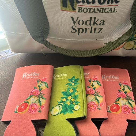 Ketel One Botanical Vodka Spritz Canvas Cooler Tote - Picture 5 of 5